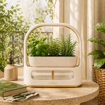 Gavreno Arched Indoor Herb Garden with Grow Light & Water Reservoir
